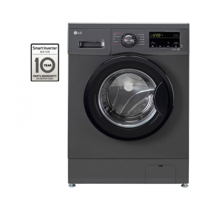 Lave-linge LG 7 kg Middle Black F2J3QYG6J